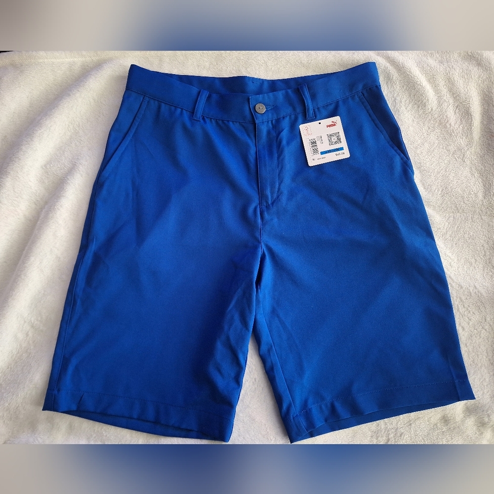 Puma Kids Vibrant Blue Shorts